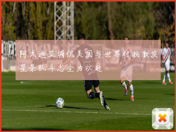 阿夫迪亚调侃美国与世界对抗激发星条队斗志全力以赴